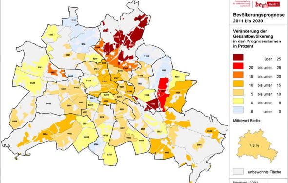 Bevölkerungsprognose Berlin