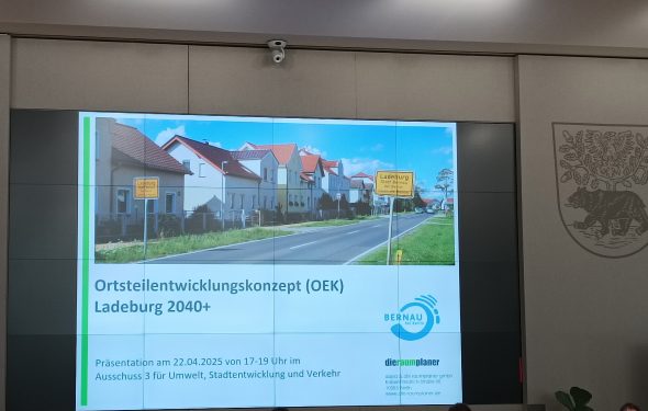 Präsentationsfolie aus dem 3. Ausschuss.